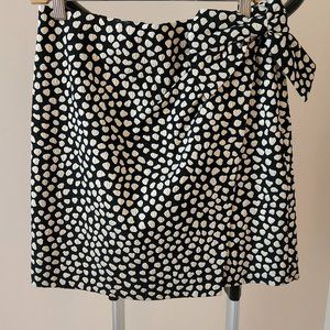 Metallic Polka Dot Jaquard Skirt